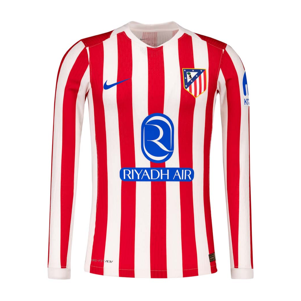 Maillot 2025-26 Atlético de Madrid Domicile Manches longues