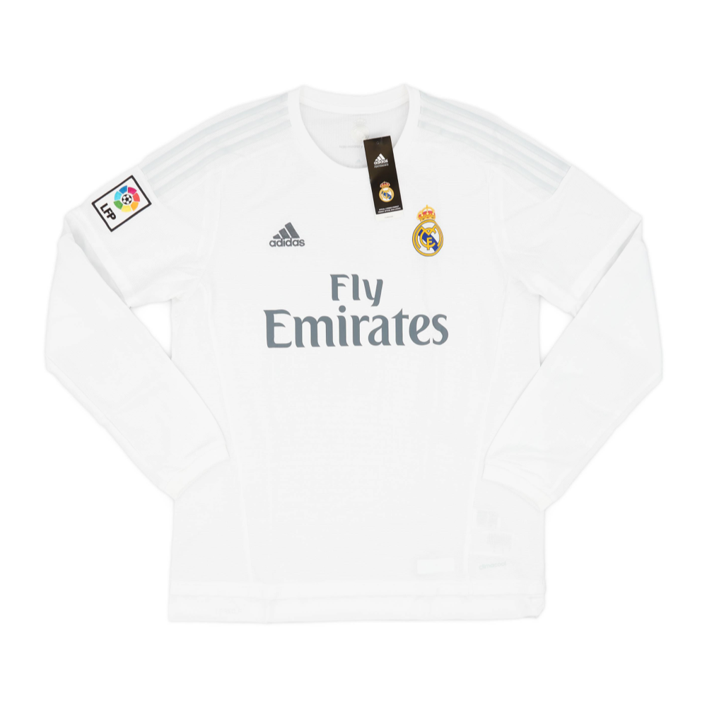 Maillot 2015-16 Real Madrid CF Domicile Manches longues