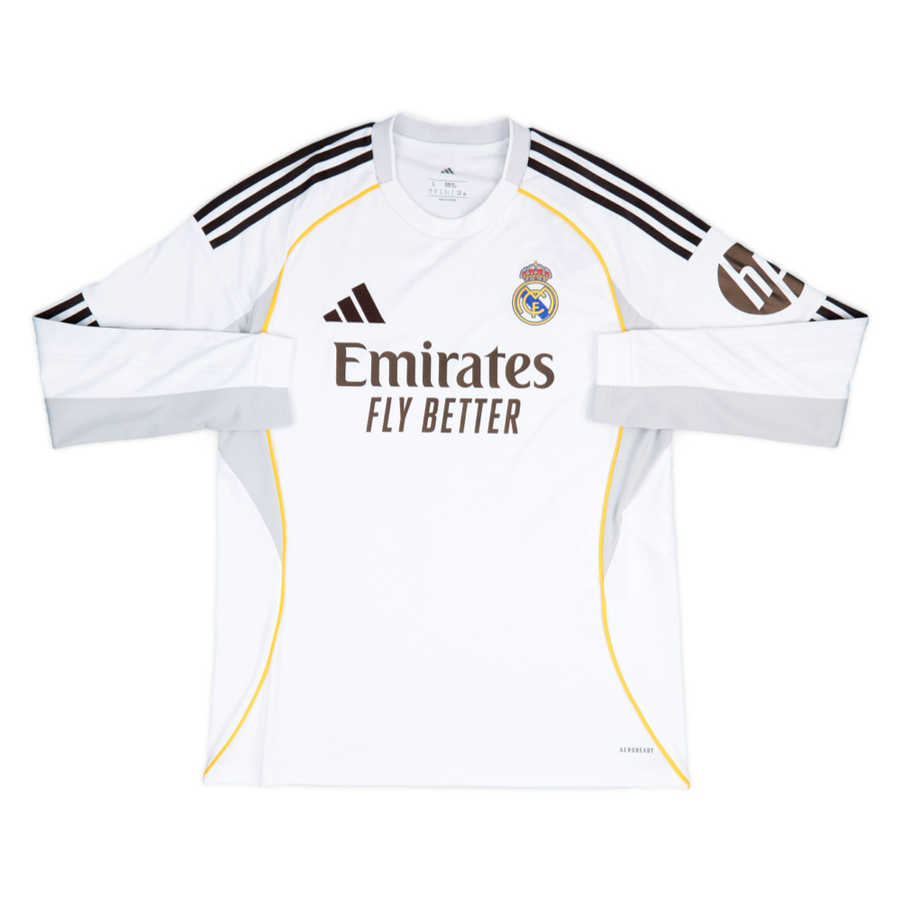 Maillot 2025-26 Real Madrid CF Domicile Manches longues