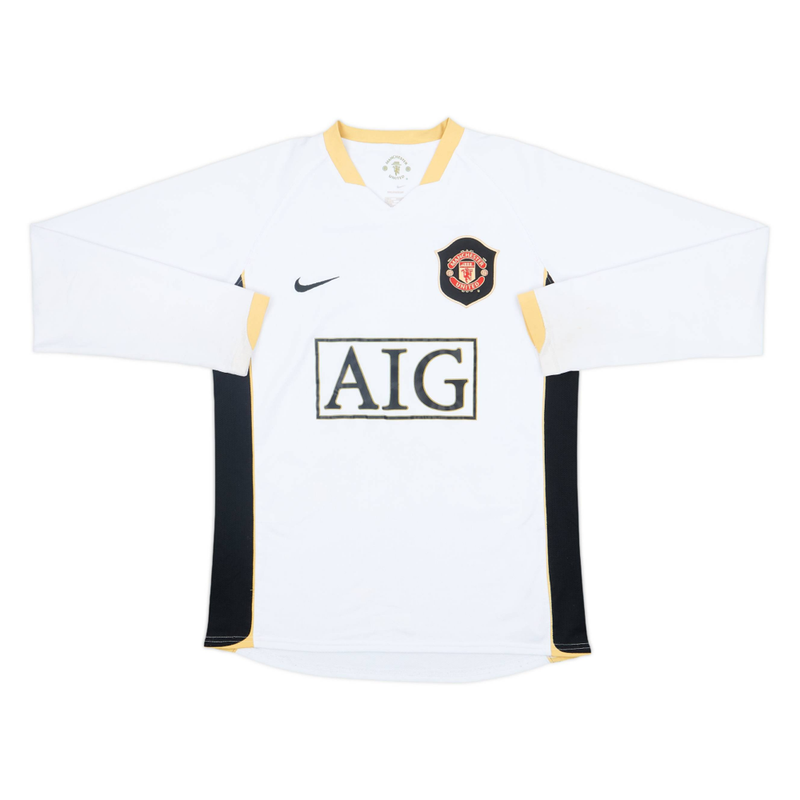 Maillot 2006-08 Manchester United FC Extérieur Manches longues