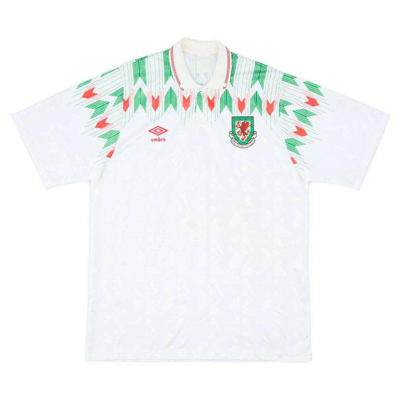 Maillot 1990-92 Pays de Galles Extérieur