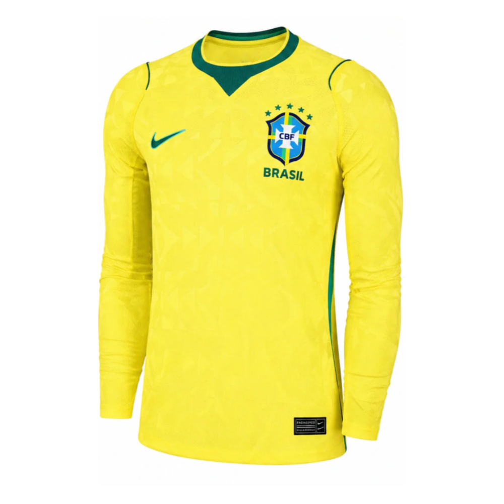 Maillot 2026 Brésil Domicile Manches longues