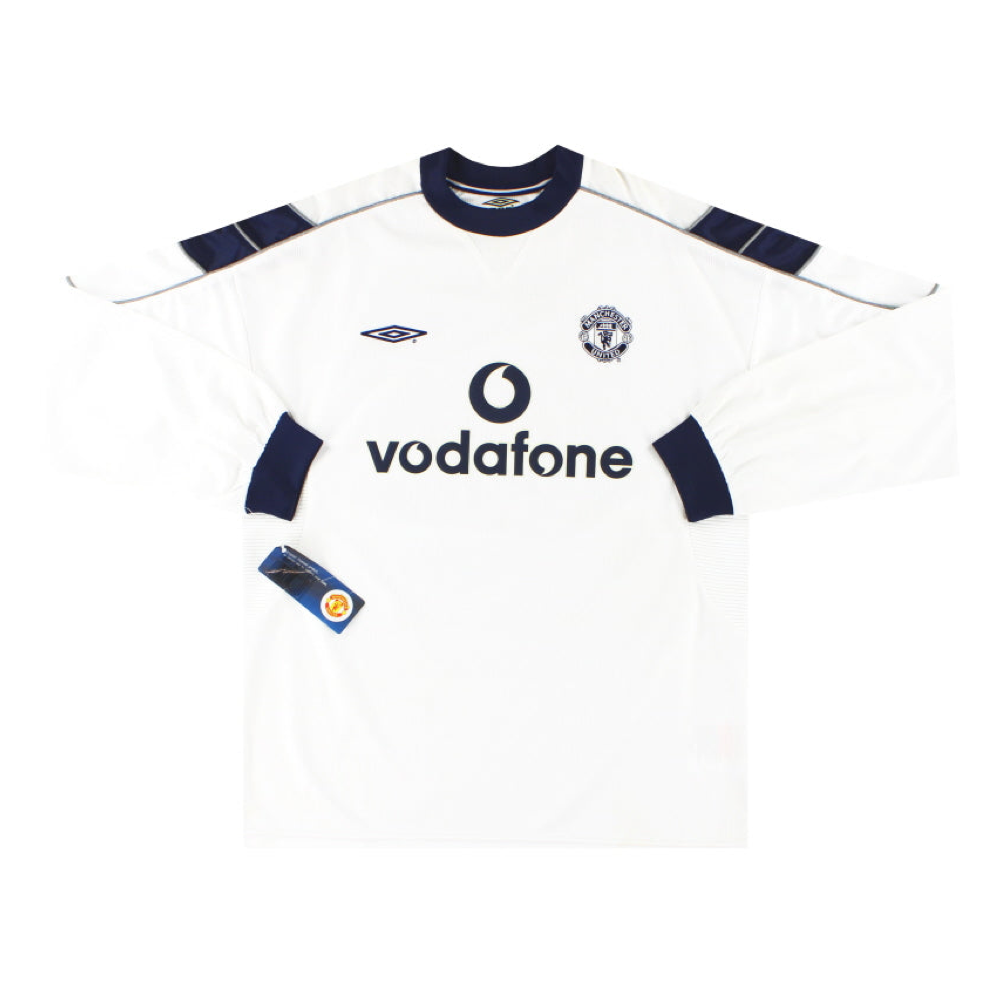 Maillot 2000-01 Manchester United FC Extérieur Manches longues