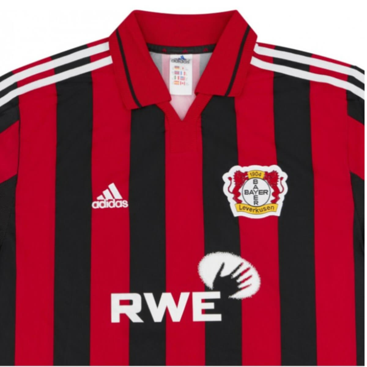 Maillot 2001-02 Bayer 04 Leverkusen Domicile