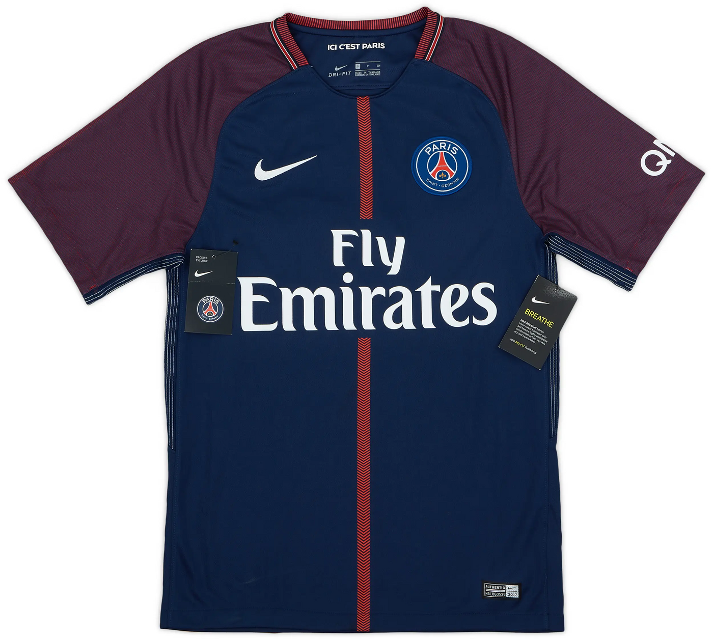Maillot 2017-18 Paris Saint-Germain Domicile
