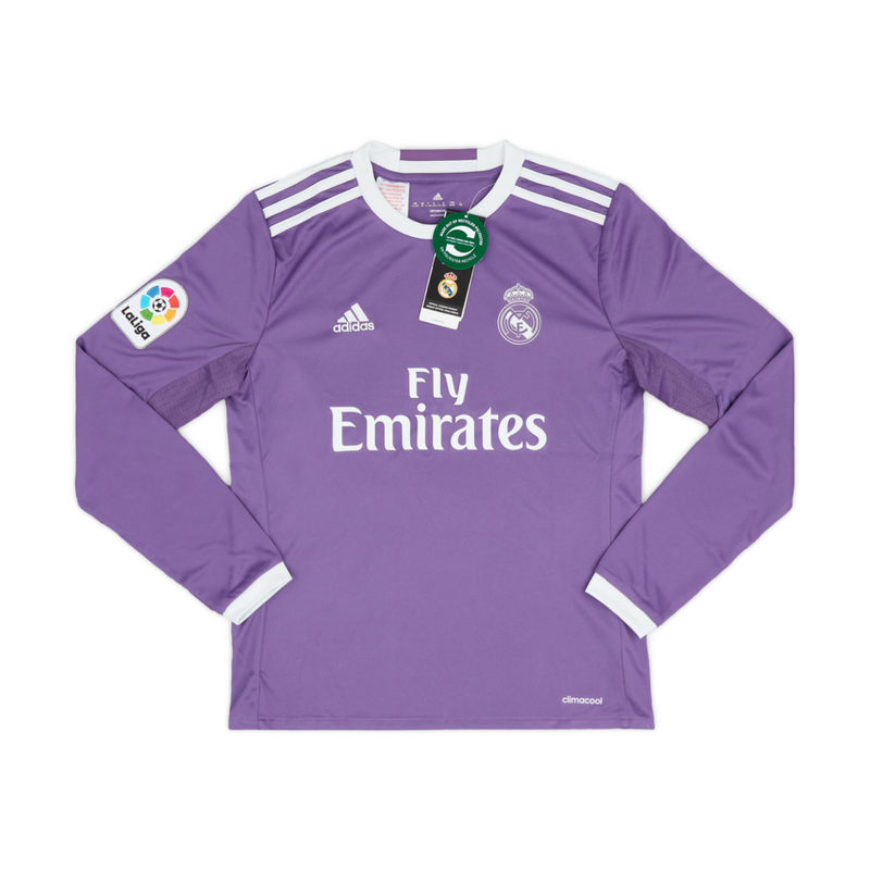 Maillot 2016-17 Real Madrid CF Extérieur Manches longues