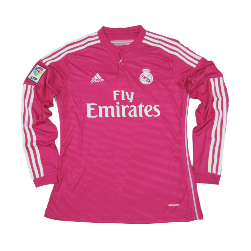 Maillot 2014-15 Real Madrid CF Extérieur Manches longues
