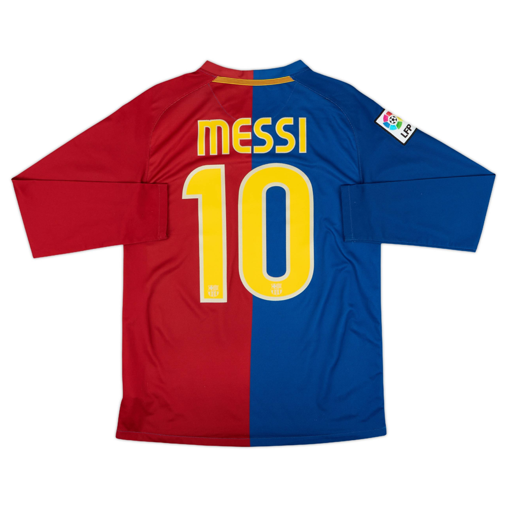 Maillot 2008-09 FC Barcelona Domicile Manches longues