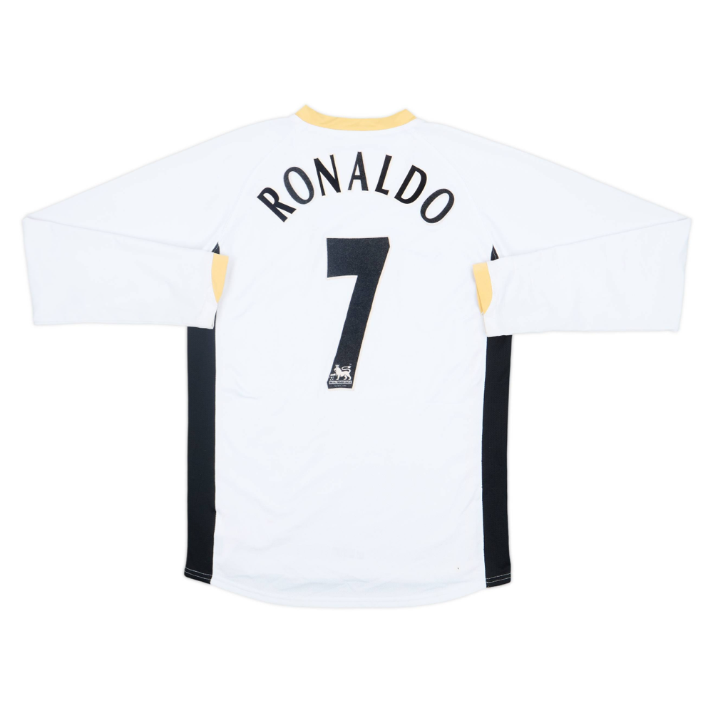 Maillot 2006-08 Manchester United FC Extérieur Manches longues