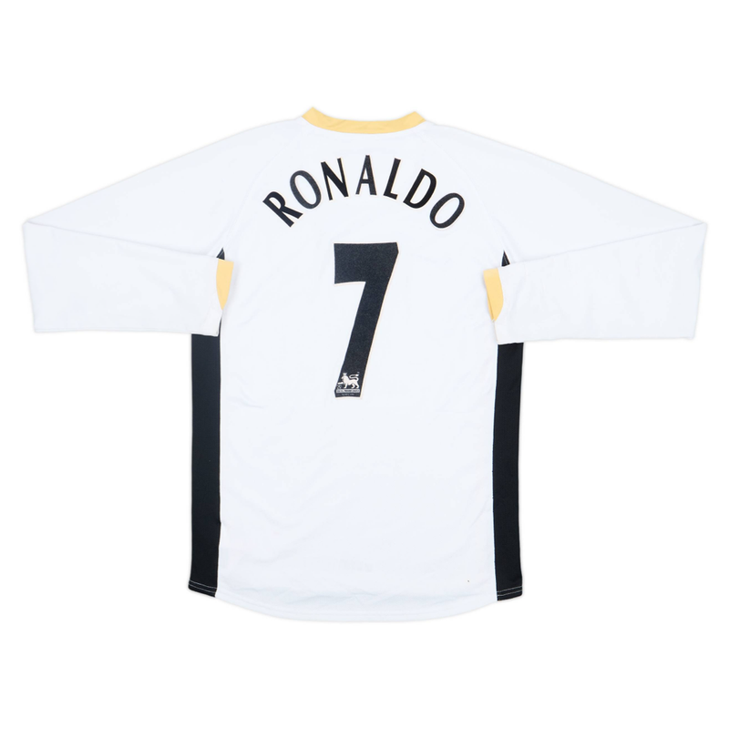 Maillot 2006-08 Manchester United FC Extérieur Manches longues