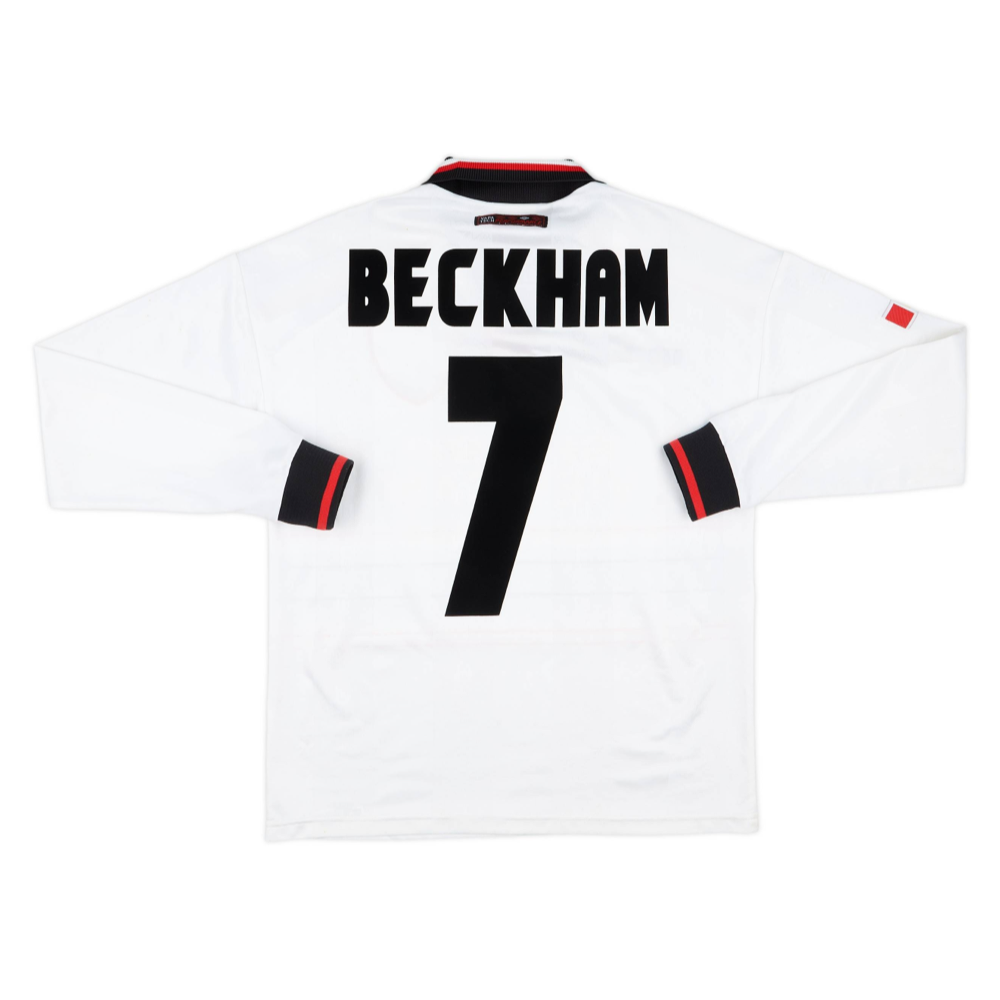 Maillot 1998-99 Manchester United FC Extérieur Manches longues