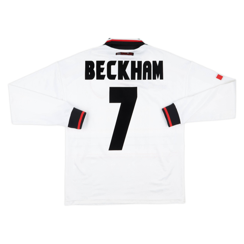 Maillot 1998-99 Manchester United FC Extérieur Manches longues