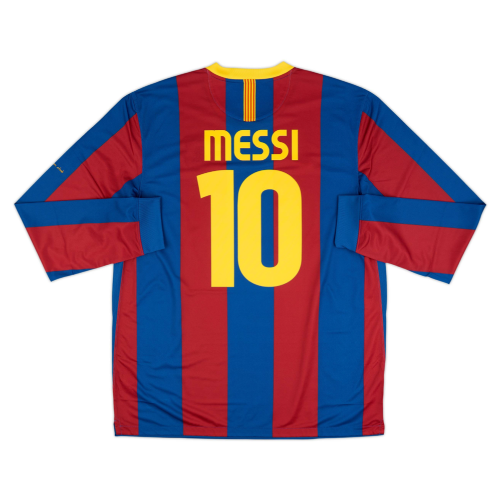 Maillot 2010-11 FC Barcelona Domicile Manches longues