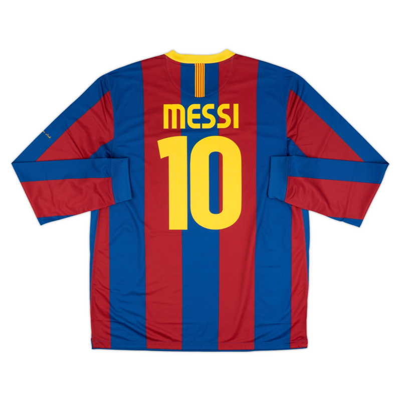 Maillot 2010-11 FC Barcelona Domicile Manches longues