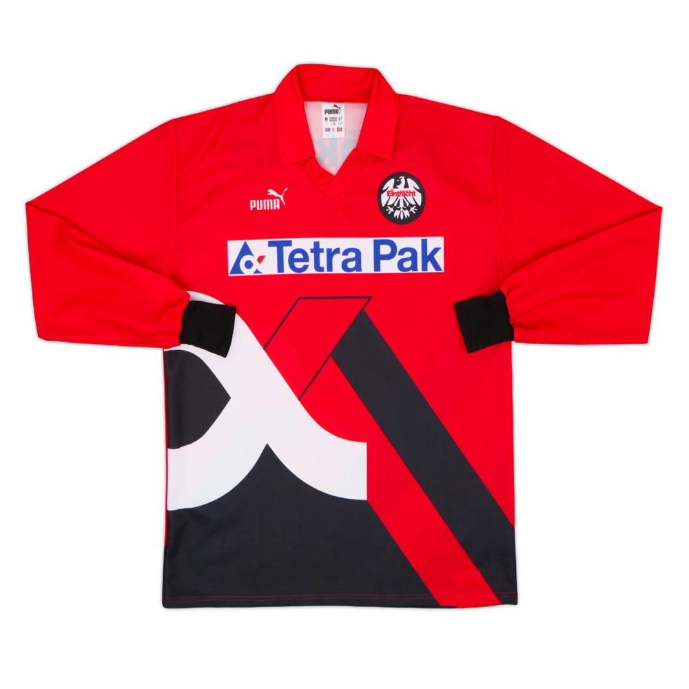 Maillot 1993-94 Eintracht Frankfurt Domicile Manches longues