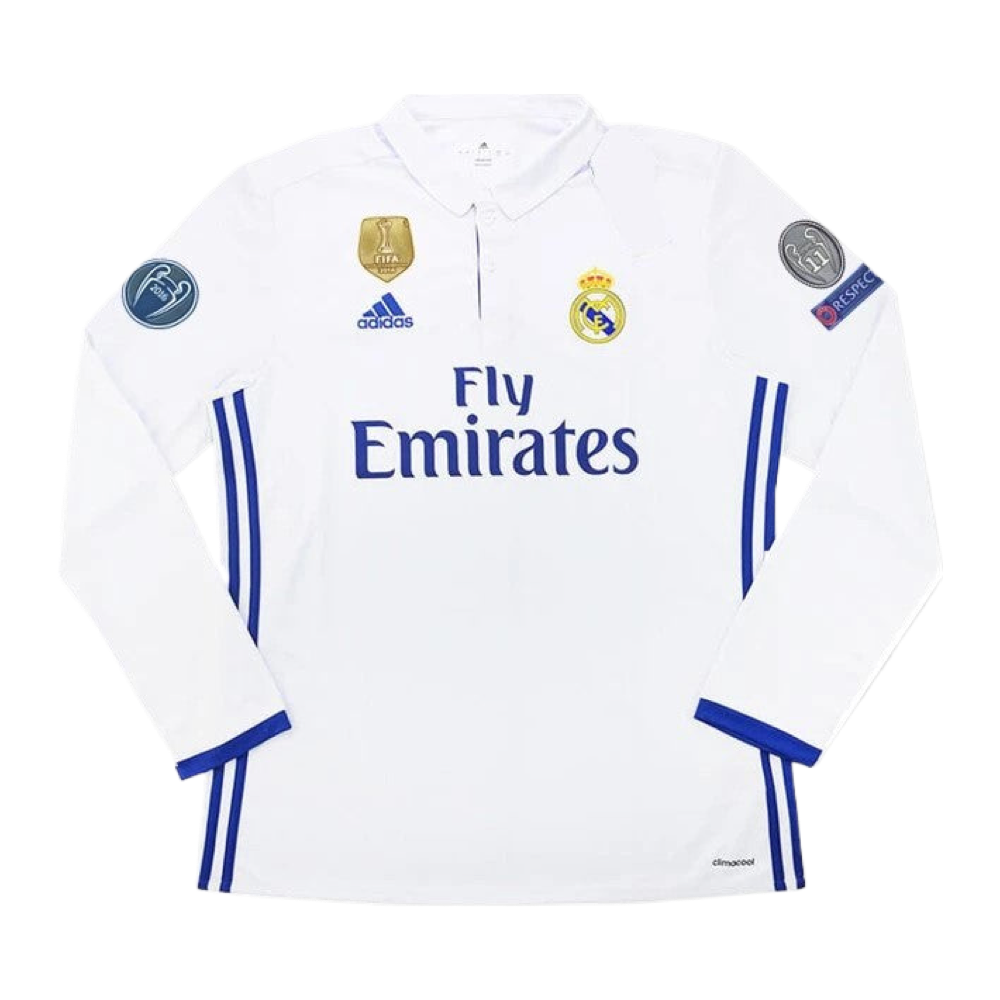 Maillot 2016-17 Real Madrid CF Domicile Manches longues