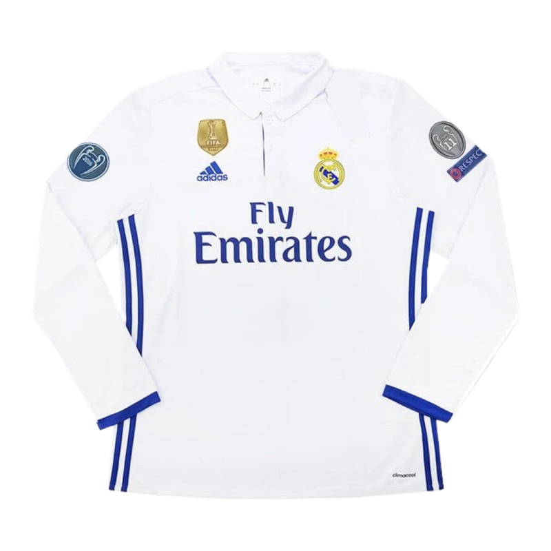 Maillot 2016-17 Real Madrid CF Domicile Manches longues