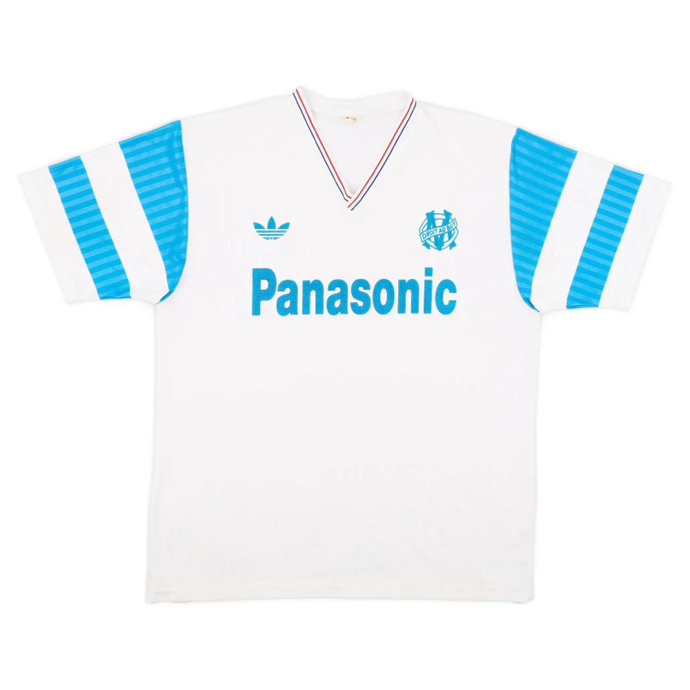 Maillot 1990-91 Olympique de Marseille Domicile