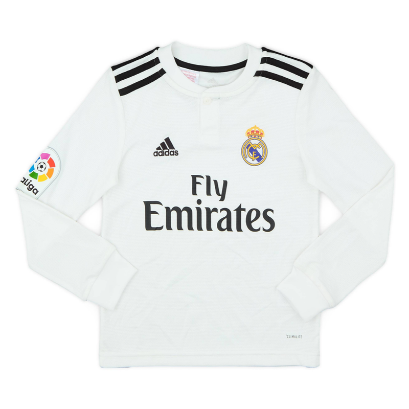 Maillot 2018-19 Real Madrid CF Domicile Manches longues