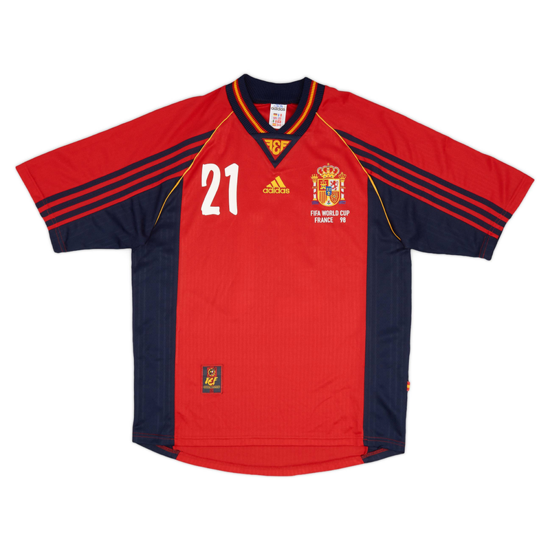 Maillot 1998 Espagne Domicile