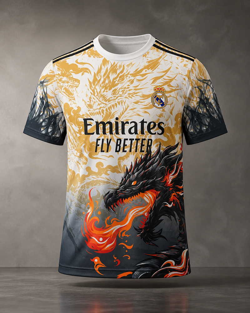 Maillot 24/25 Real Madrid Spécial style dragon