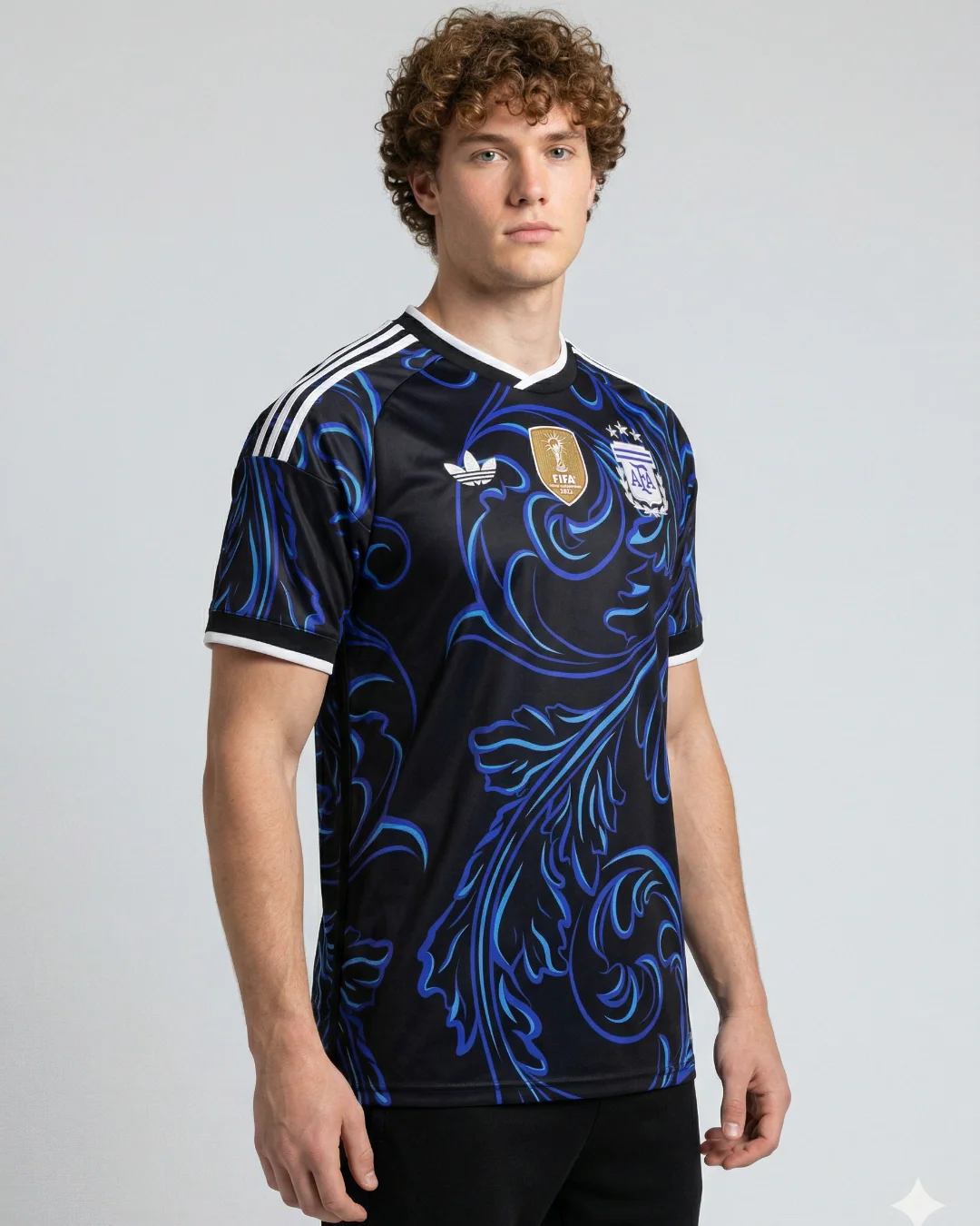 Maillot Extérieur Argentine 26 Noir